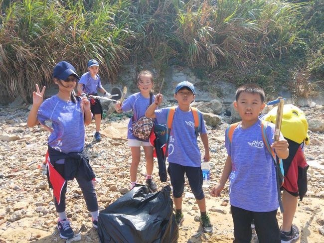 仁愛國小海洋環境教育宣導與海飄垃圾清除活動 照片