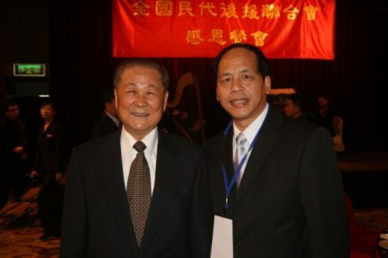 議長應王金平院長邀請參加馬吳競選正副總統全國民代後援會感恩餐會  照片