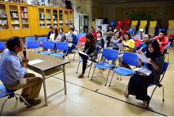 劉宏文老師重返東引國中小分享《寶姨》創作歷程 照片
