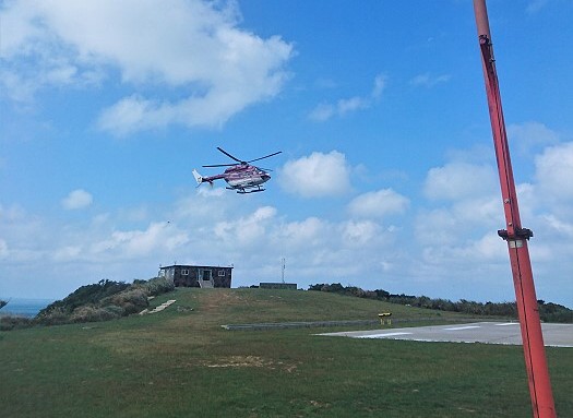 南竿-東引直升機18日3趟都客滿　載送43旅客往返  照片