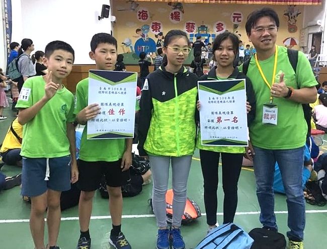 台南市校際創意機器人競賽　本校獲偏鄉學校組第1名及佳作   圖片