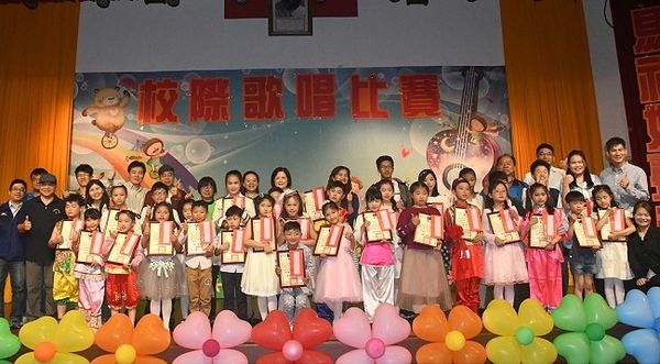 本校曹浩喆同學榮獲校際歌唱比賽國小低年級組優選  照片